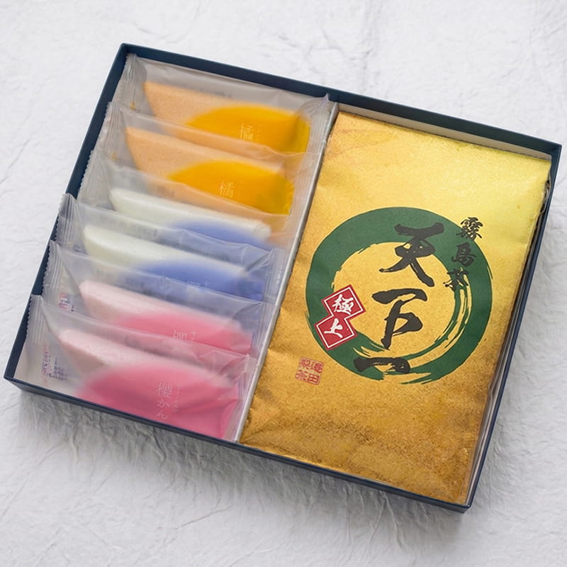 創作生かるかんと霧島茶天下一のセット