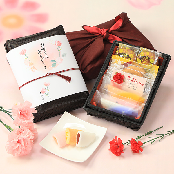 【母の日限定】特選和菓子かご盛り