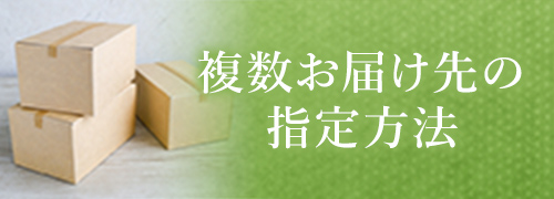 複数お届け先の指定方法